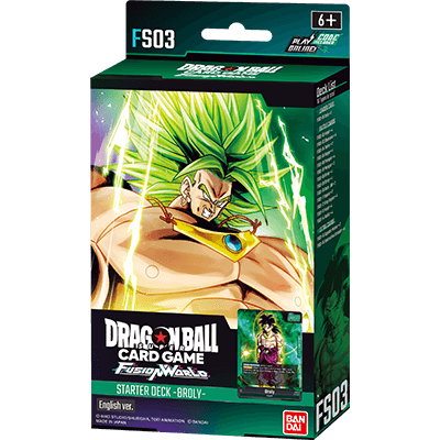 Dragon Ball Super Card Game - Fusion World FS03 Starter Deck Broly Englisch