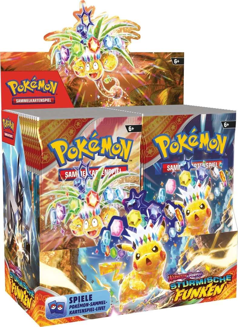 Pokemon Karmesin & Purpur Stürmische Funken Booster Display Deutsch