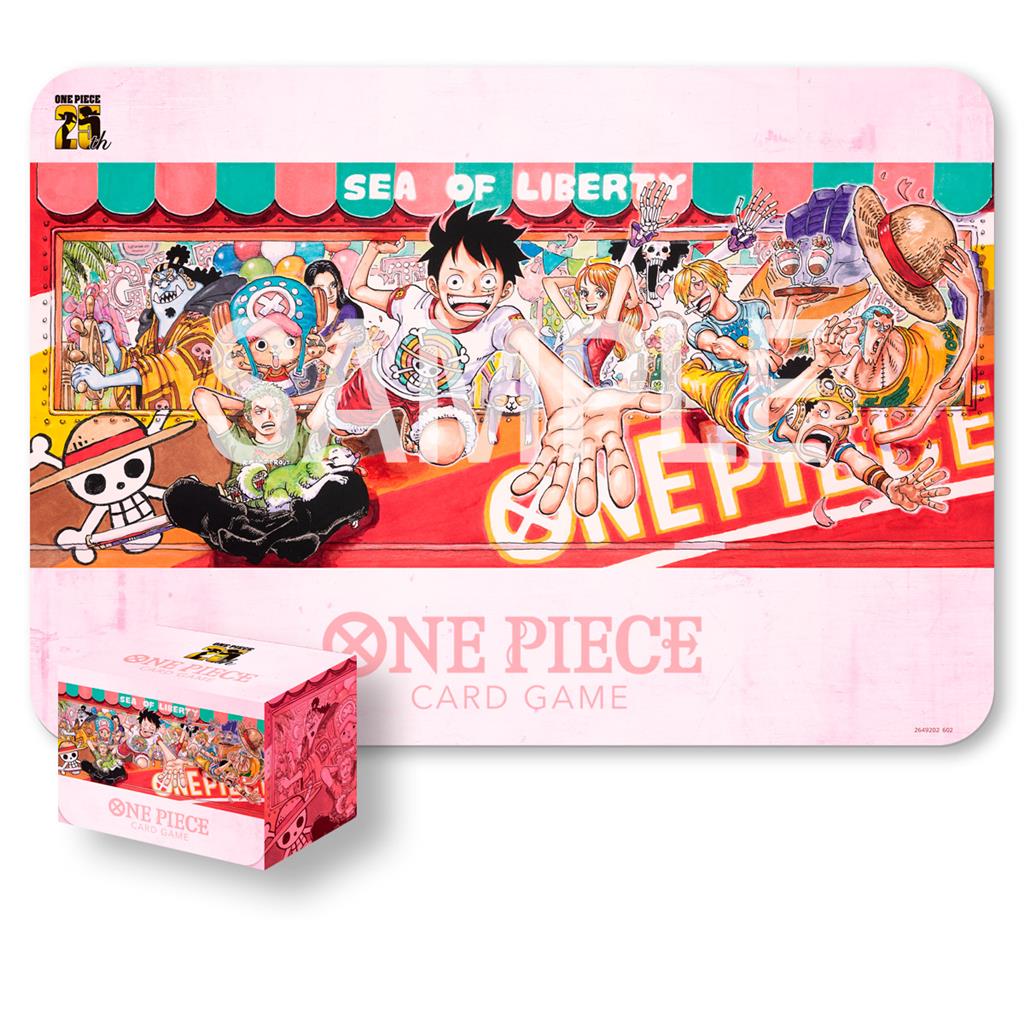One Piece Card Game Playmat & Storage Box 25th Edition