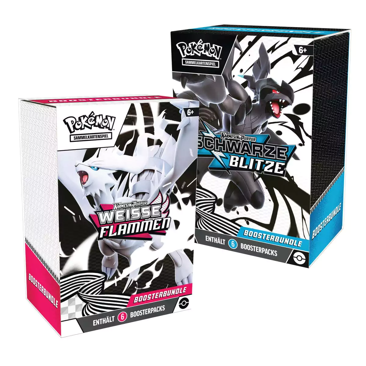 Pokemon Karmesin & Purpur - Weisse Flammen & Schwarze Blitze Boosterbundle
