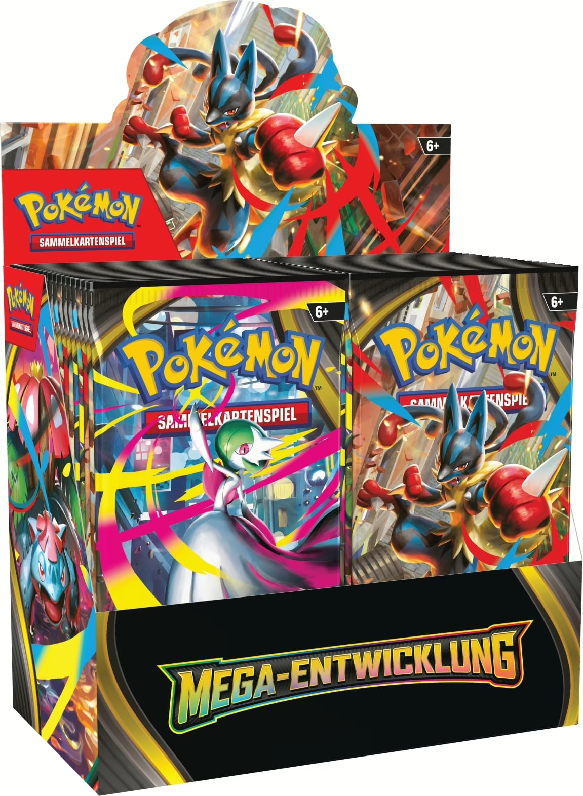 Pokemon Mega-Entwicklung Booster Display Deutsch