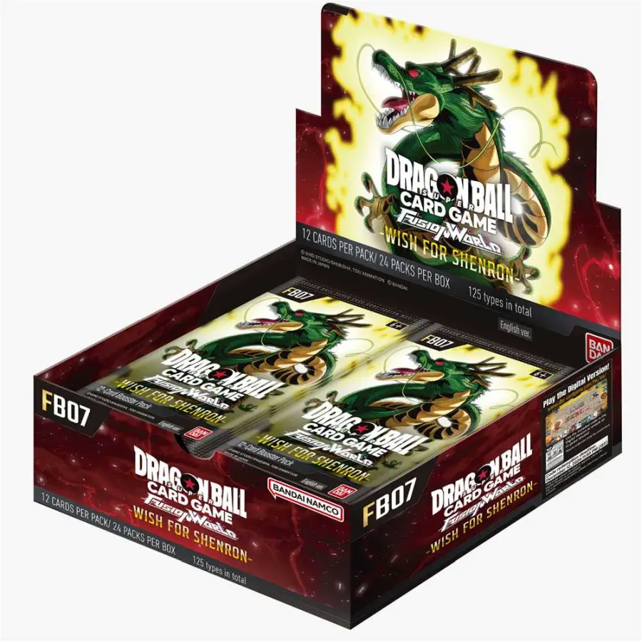 Dragon Ball Fusion World Card Game Wish for Shenron Booster Display