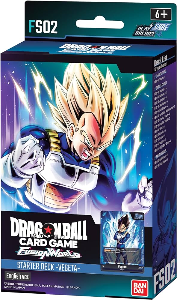 Dragon Ball Super Card Game - Fusion World FS02 Starter Deck Vegeta Englisch