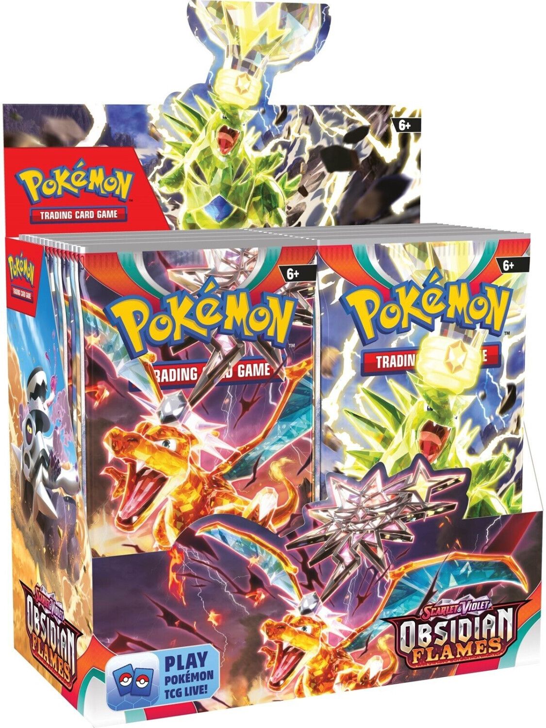 Pokemon Karmesin & Purpur - Obsidian Flammen Booster Display Deutsch