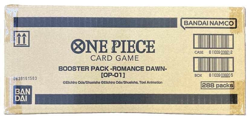 One Piece Card Game Romance Dawn Booster Box Case (OP01 Re-Print 12 Stk.)